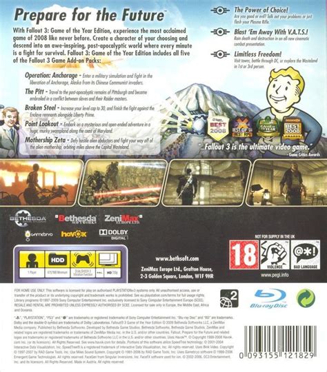 Fallout 3 The Pitt Box Shot For Pc Gamefaqs