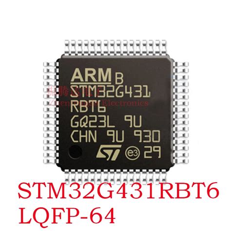 Stm32g431rbt6 Stm Stm32 Stm32g Stm32g431 Stm32g431r Stm32g431rb Lqfp 64