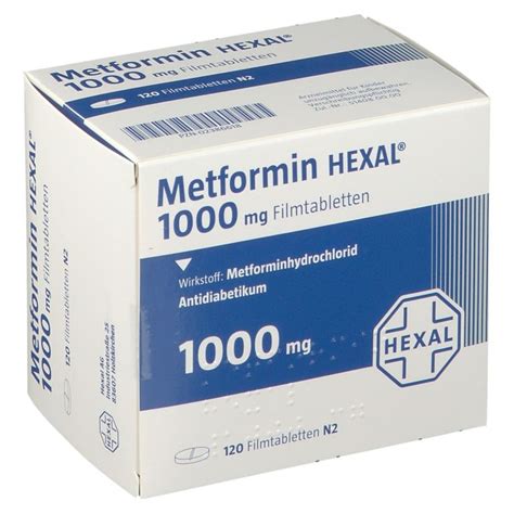 Metformin Hexal® 1000 Mg 120 St Mit Dem E Rezept Kaufen Shop Apotheke