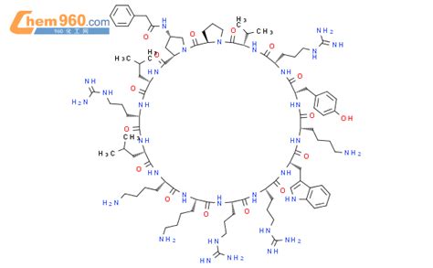 458546 52 6 Cyclo L Arginyl L Arginyl L Tryptophyl L Lysyl L Tyrosyl L