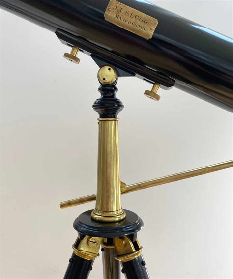 Mid Victorian Telescope On Stand By Jt Slugg Of Manchester Jason Clarke Antiques