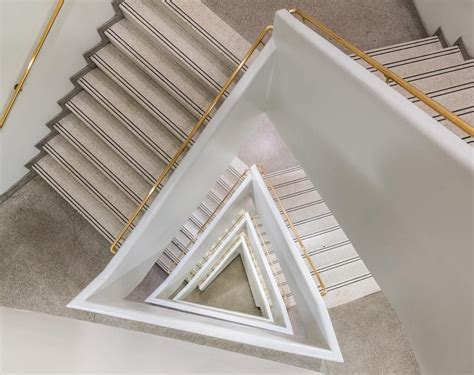 The Triangular Staircase Is A Hidden Gem In An Interior Corner In The