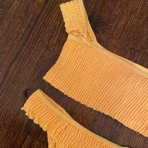 Zaful Swim Nwot Yellow Bikini Poshmark