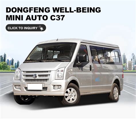 Dongfeng Mini Bus 4x2 Well Being C37 Passenger Van 11 Seats