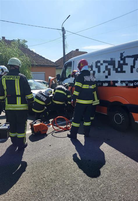 Accident rutier produs pe raza localității Ciuperceni în care au fost