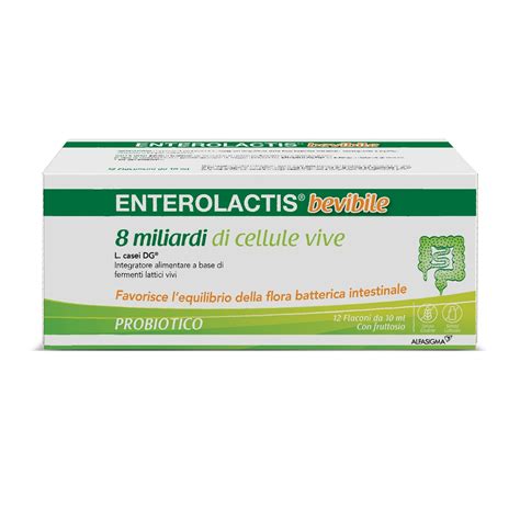 Enterolactis Bevibile Flaconcini X Ml Integratore Fermenti Lattici