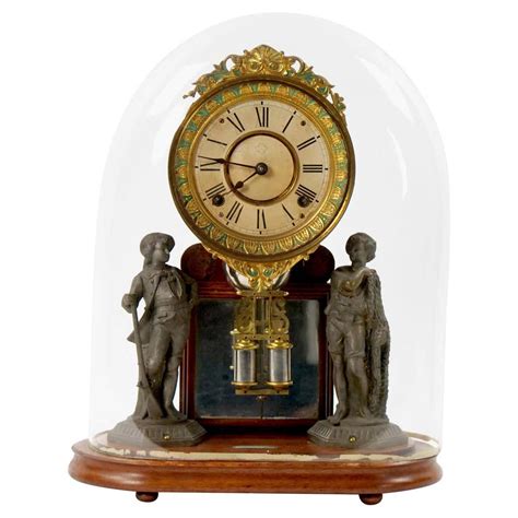 Bronze Ansonia The Composer Figural Mantel Clock For Sale At 1stdibs Ansonia Mantle Clocks