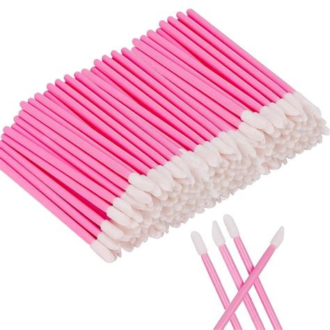 200pcs Multi Function Disposable Lip Brushes Wands Lipstick Applicators Tool Kit For Lip Gloss