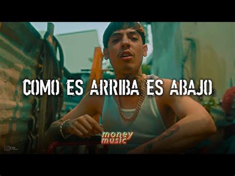 Como Es Arriba Es Abajo Natanael Cano LETRA LYRICS YouTube