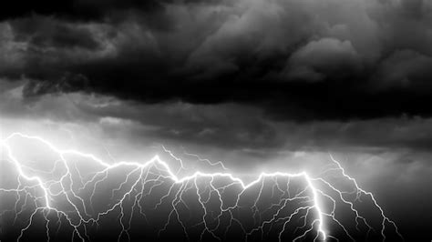 Premium AI Image | Electric storm in monochrome