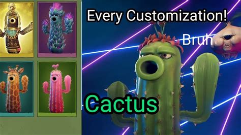 Every Cactus Customization In Bfn Youtube