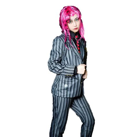 Anime Jojos Bizarre Adventure 5 Diavolo Cosplay Costume