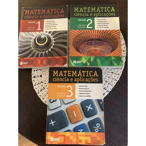 Livro De Matem Tica Ci Ncia E Aplica Es Cole O Gelson Iezzi Shopee