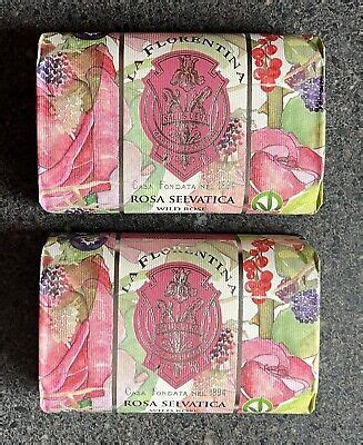 La Florentina Wild Rose Bar Hand Soap Bar Set X Oz Each Ebay