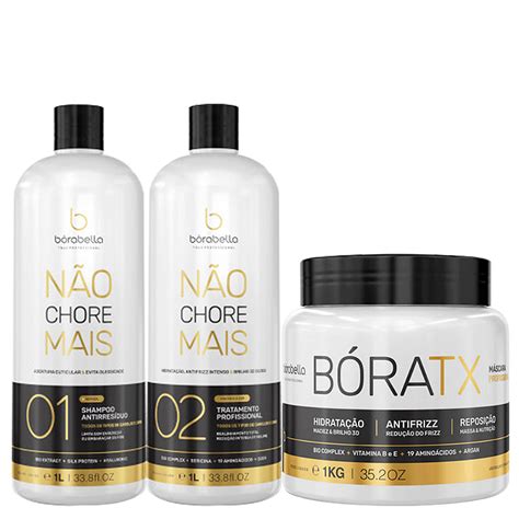 Kit Progressiva N O Chore Mais L Botox Boratx Kg Borabella Charmille