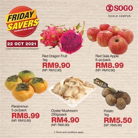 Oct Sogo Supermarket Friday Savers Promotion Everydayonsales