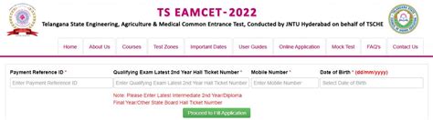 How To Fill TS EAMCET 2022 Application Form Step By Step Process