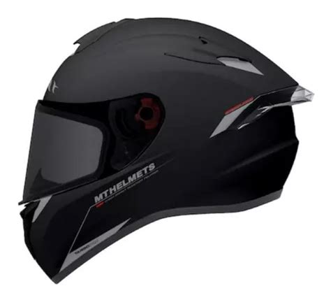 Casco Mt Targo Pro Solid Negro Mate Env O Gratis