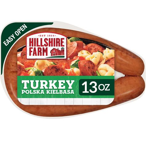 Hillshire Farm Turkey Polska Kielbasa Smoked Sausage 13 Oz Walmart