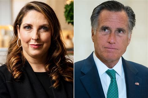 Mitt Romney Texted Ronna McDaniel About GOP Censure of Lawmakers