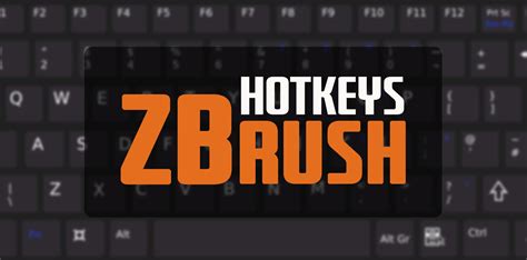 Горячие клавиши Hotkeys в ZBrush Пикабу