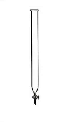 CHROMATOGRAPHY COLUMN Plain With Stopcock For Laboratory Use Model