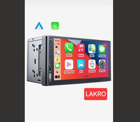 LAKRO Autoradio 2Din Universeel Apple Carplay Android Auto