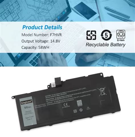 F7hvr Battery For Dell Inspiron 15 7537 17 7737 Series