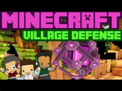 Minecraft Village Defense Gem Stealer Youtube