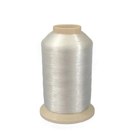 White Nylon Plain And Ring Spun Monofilament Yarn For Sewing