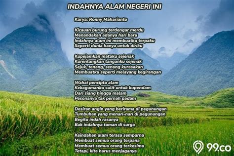 11 Contoh Puisi Tentang Lingkungan Dan Alam Sekitar Yang Penuh Arti