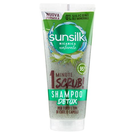 Sunsilk Ricarica Naturale Minute Scrub Shampoo Detox Per Tutti I