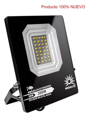 Reflector Led Luz Blanca 30w Metalico