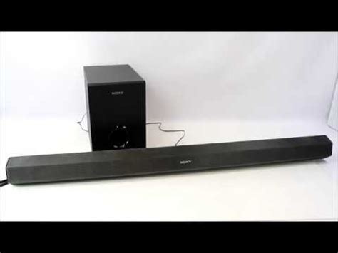 Sony SA CT60 Soundbar With SS WCT60 60 Watt Subwoofer PineHog YouTube