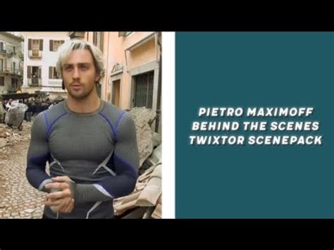 Pietro Maximoff Behind The Scenes Twixtor Scenepack YouTube