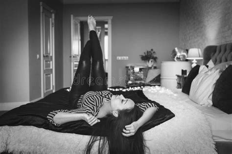 Topless Busty Brunette Woman Spread Stock Photos Free Royalty Free