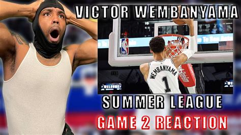 Victor Wembanyama Full Play Vs Blazers 27 Pts 12 Rebs 3 Blks July