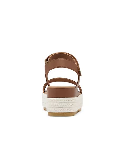 Shop Sorel Cameron Leather Flatform Sandals Saks Fifth Avenue