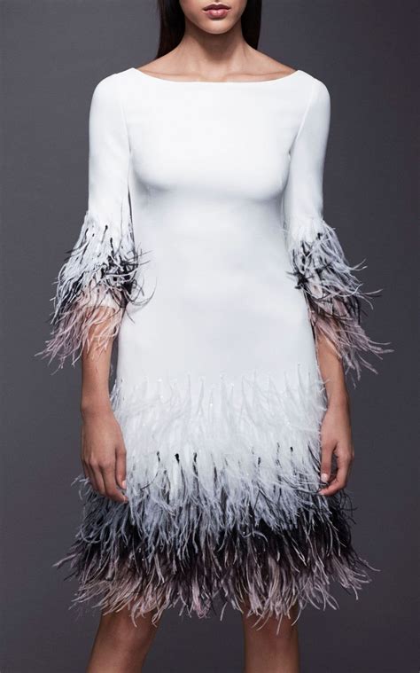 Pamella Roland Fashion Collections For Women Moda Operandi Feather