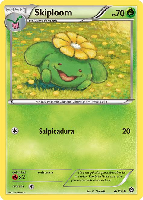 Skiploom Asedio de Vapor TCG WikiDex la enciclopedia Pokémon