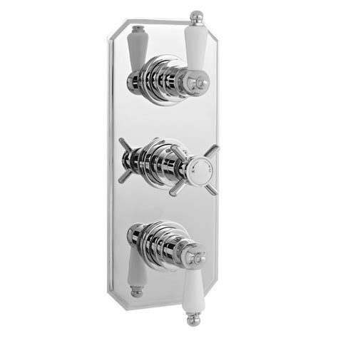 Nuie Edwardian Triple Thermostatic Shower Valve Low Price