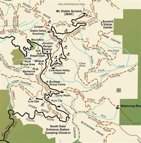 Mount Diablo Summit And Rock City Return Lonely Hiker