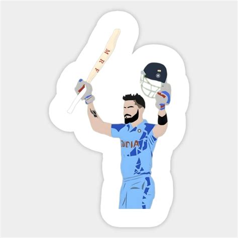 Virat Kohli Poster Virat Kohli Sticker Teepublic