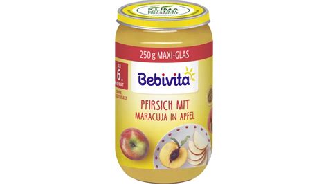 Bebivita Früchte 250g Pfirsich mit Maracuja in Apfel online bestellen