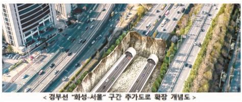 지하엔 고속도로 지상엔 공원서울시 경부간선도로 지하화 본격화 중앙일보