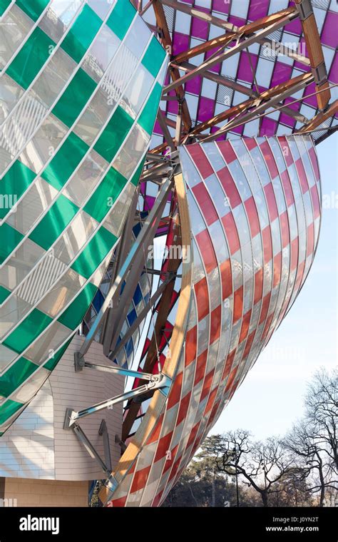 Fondation Louis Vuitton Building Bois De Boulogne Paris France