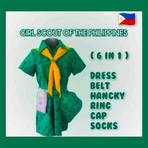 Girl Scout Dress 6 In 1 Set Lazada Ph