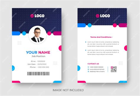 Premium Vector Corporate Modern Professional Business Id Card Design