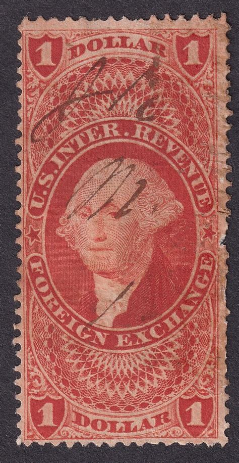 US Scott R68c 1 00 Foreign Exchange Revenue Stamp Used Lot US236