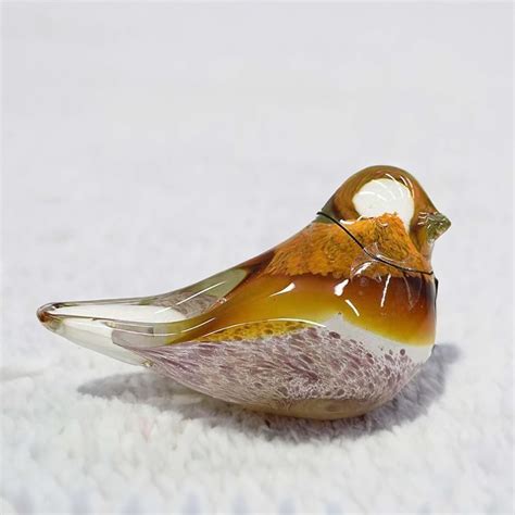 small glass bird figurines glass bird hand blown art glassglass bird